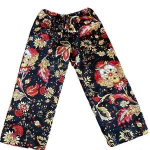 Natori Private Luxuries Floral Silky Pajama Pants XS
